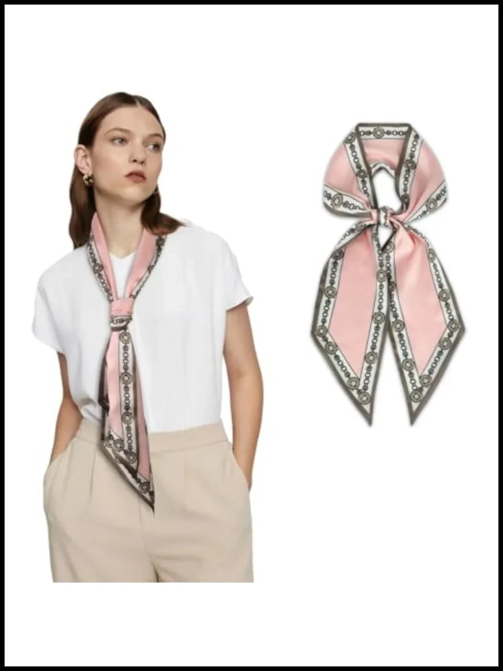 Polyester Satin Silk Fashion Scarf Neck Hair Head Scarf Square Bandana Wrap